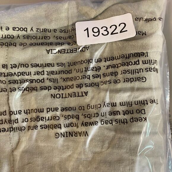 Tahari Blouse Women S Small Gray Linen Collared 3/4 Sleeve Pullover Casual - Picture 9 of 9